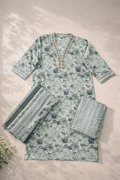 Floral printed kurta set